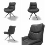 black-leather-dining-chair-metal-legs-front-view-white-background._jpg - G7 Luxury Interiors (UK)