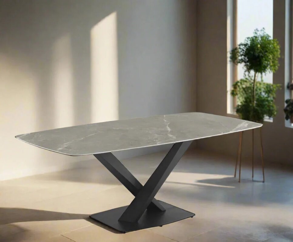 fixed-dining-table-carrarra-look._jpg - G7 Luxury Interiors (UK)